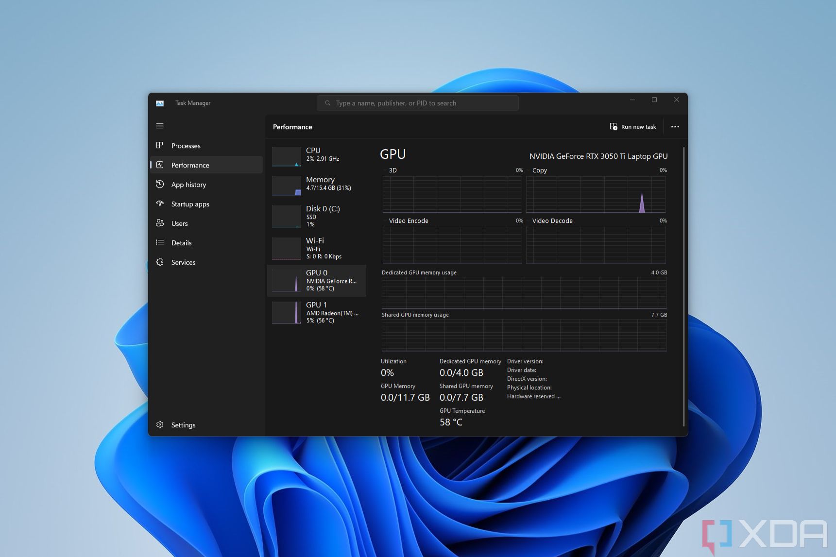 How to check GPU Temperatures in Windows 11