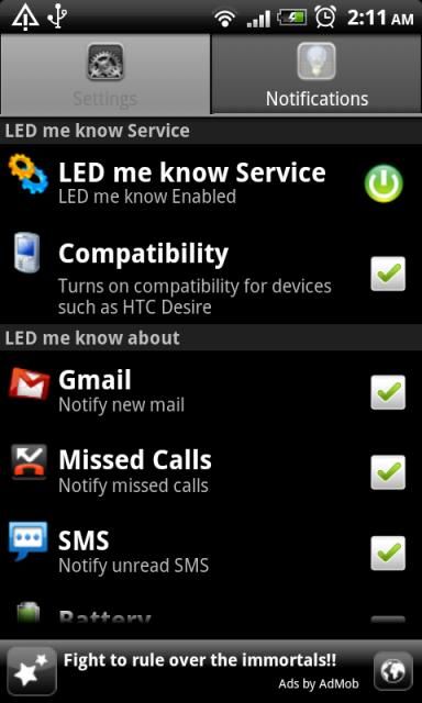 Customise Notifications With 'LED Me Know'