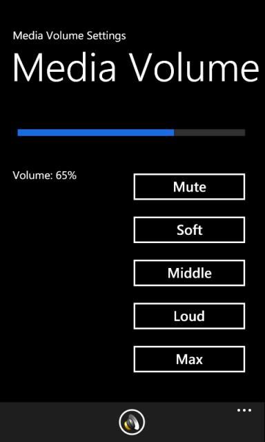 Setup volume