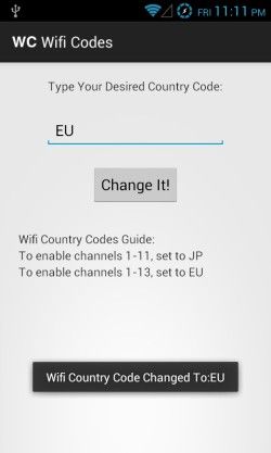 WiFi Codes for Android