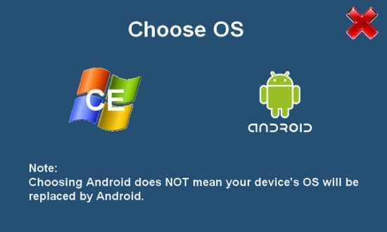 OSLoader Dual Boot Android Bootloader for Windows CE Devices