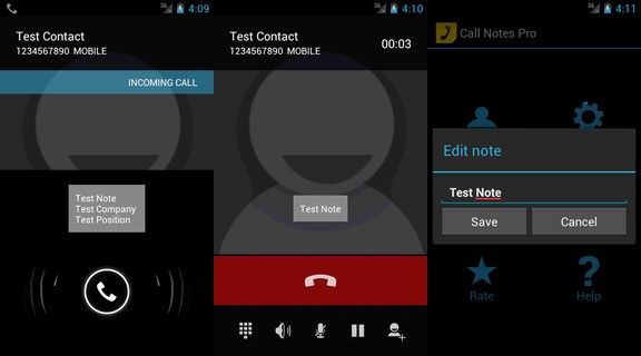 Call Notes for Android