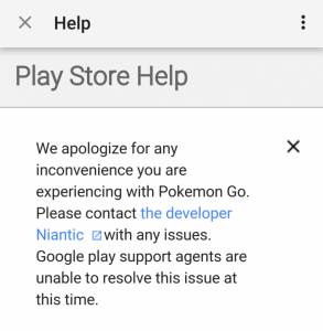 Google Play Apologizes in Advance for Pokemon GO