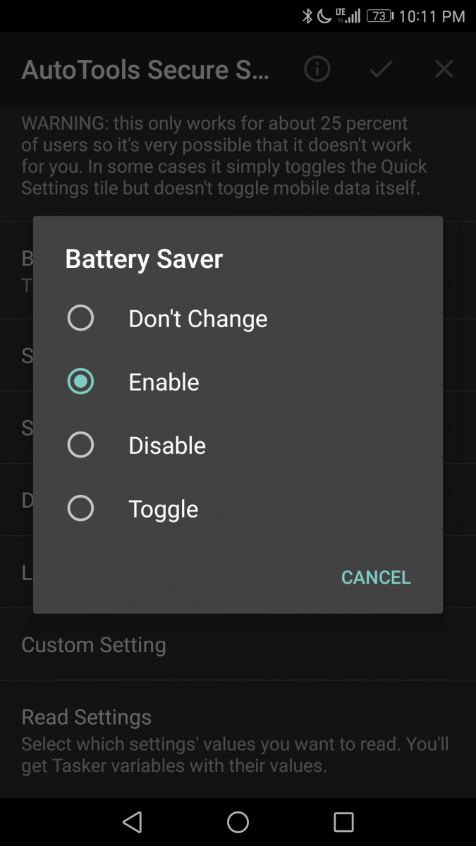 How to Customize the Battery Saver Trigger Percent or Enable it when