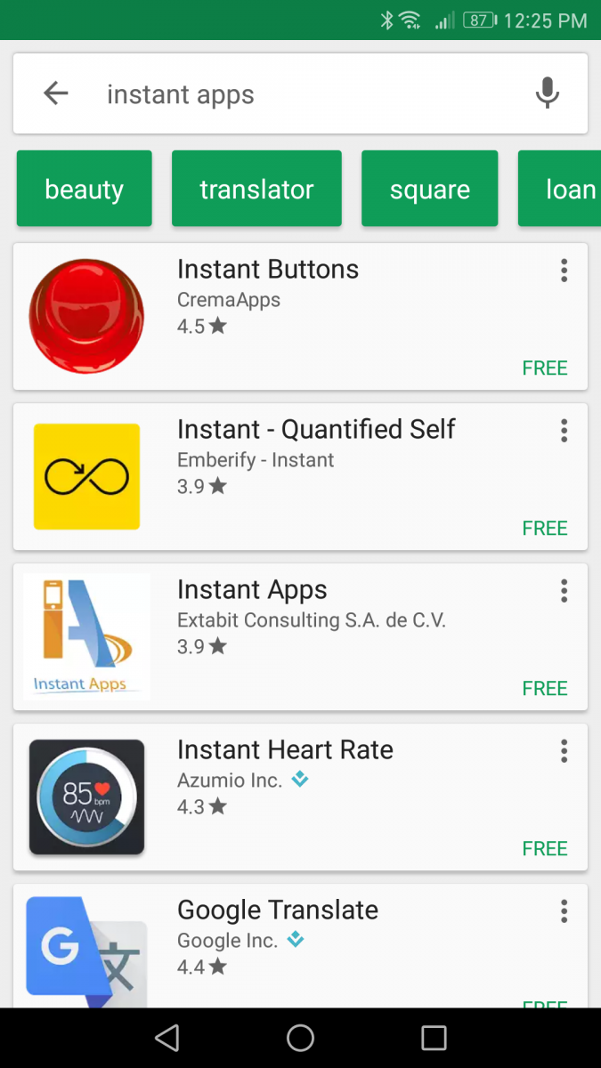 Play Store Search Suggestions Appear To Be More Widely Rolling Out