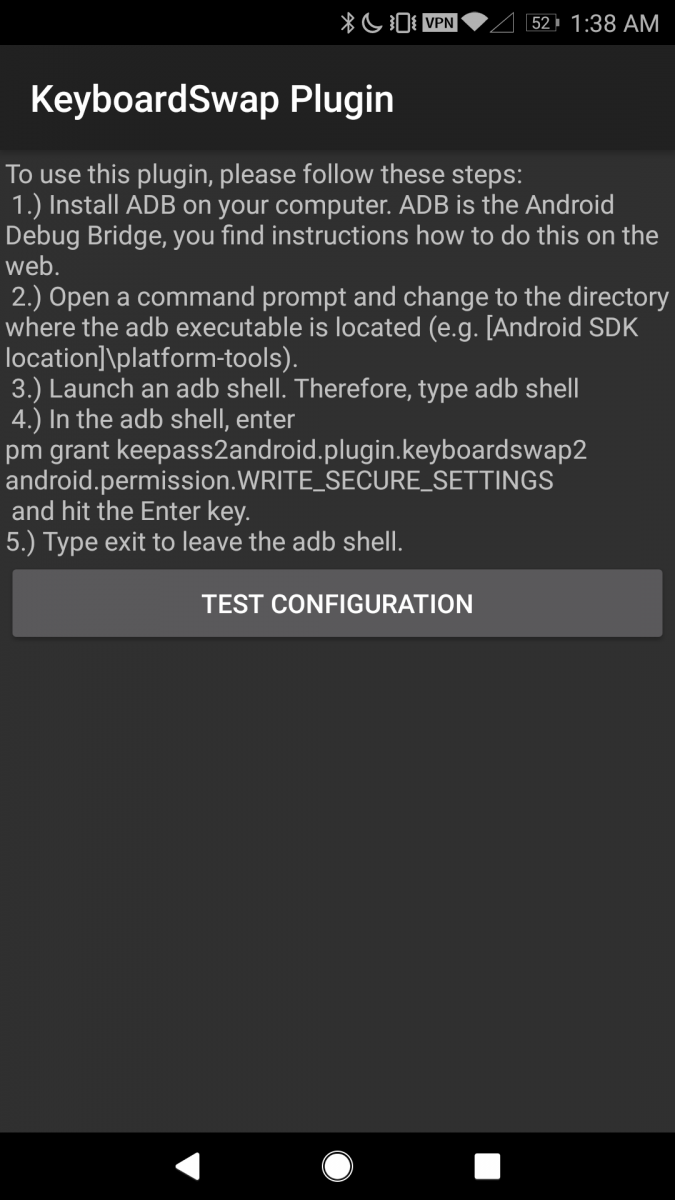 Secure settings. ADB Shell PM Grant com.Draco.Resolution Changer Android.permission.write_secure_settings. ADB Shell PM Grant com.vegardit.GRAYSWITCH Android.permission.write_secure_settings.