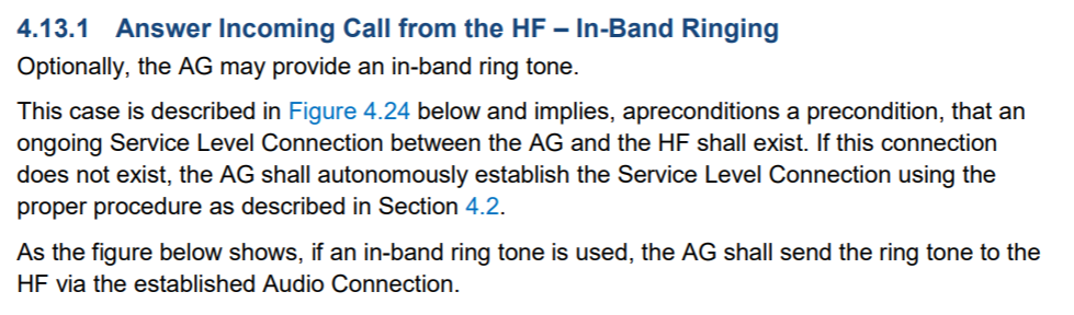 In-Band Ringtone Support in Android O