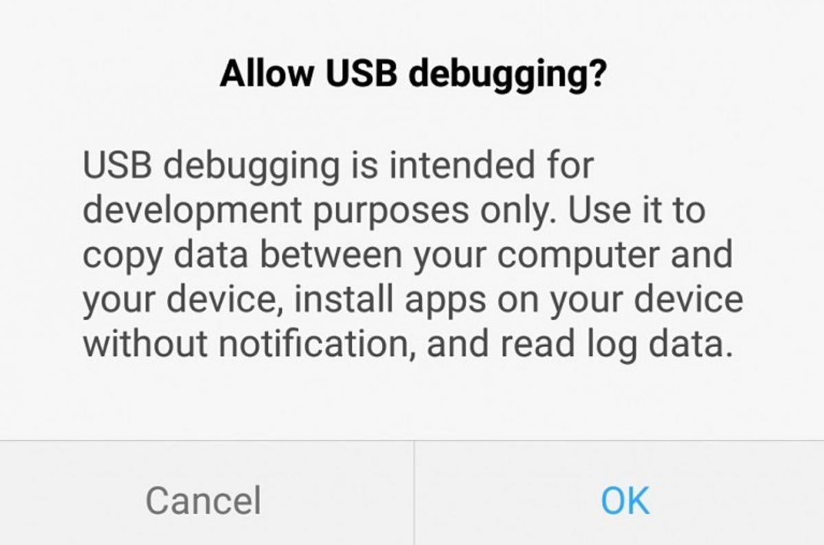 Device unauthorized