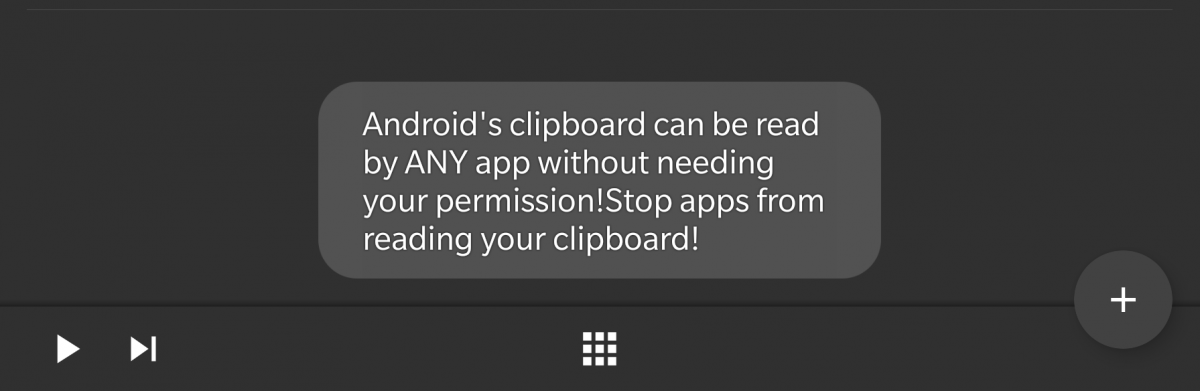 Stop Apps Reading Android Clipboard