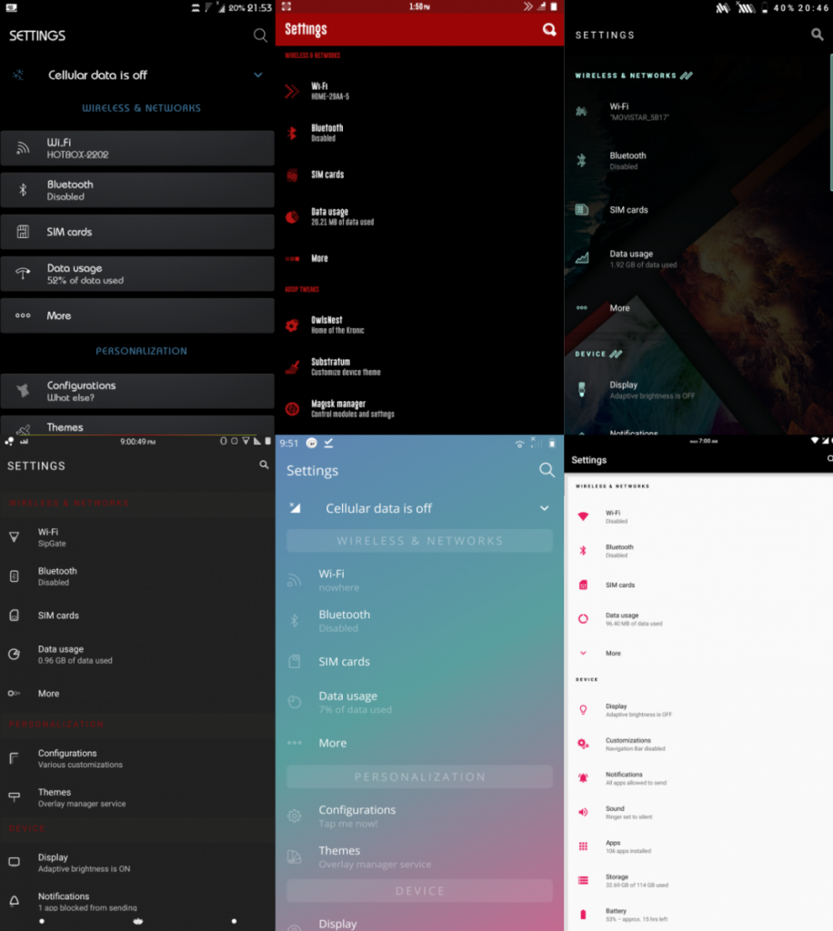 Substratum Theme Support