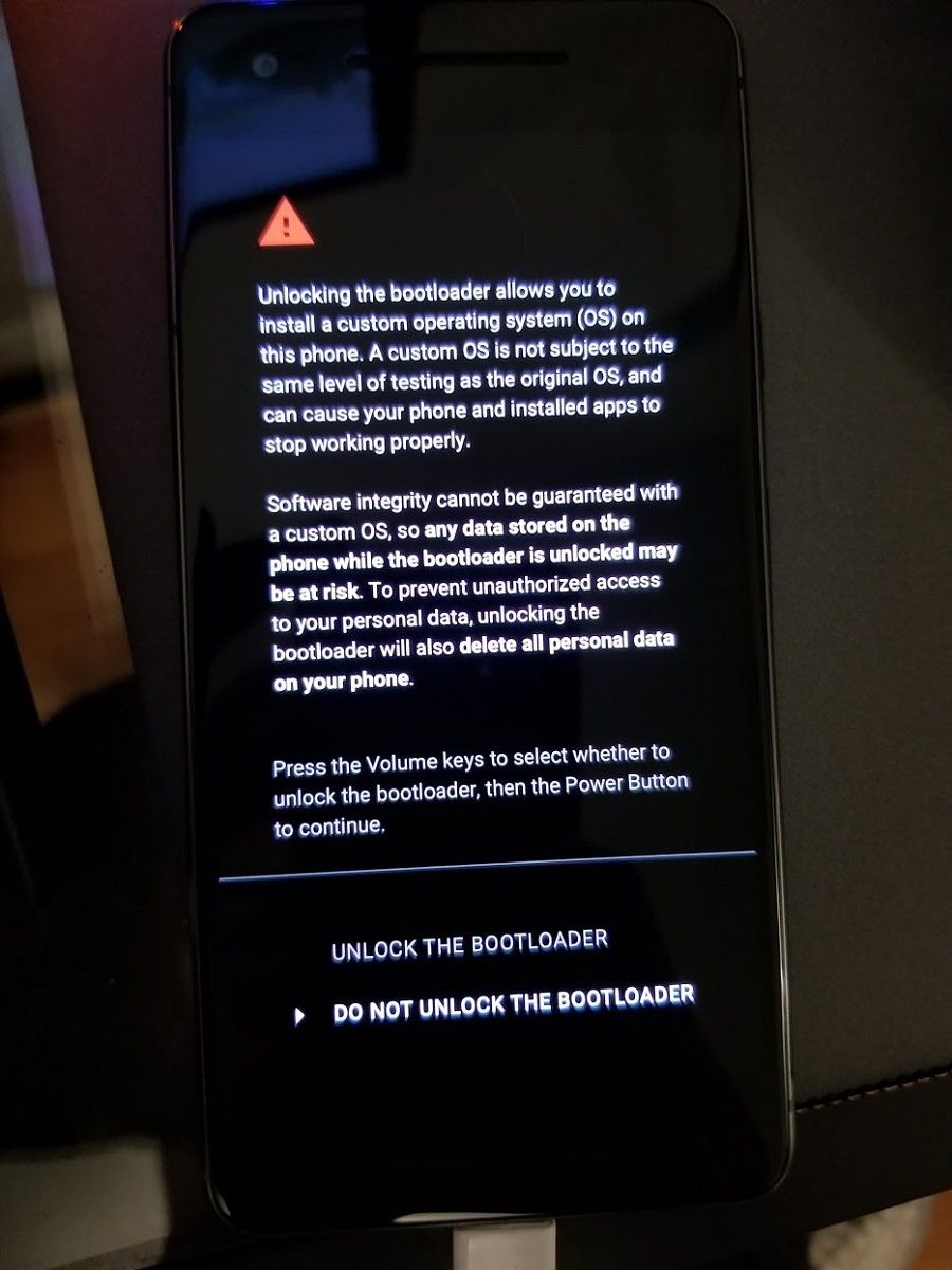 Разблокировать Bootloader