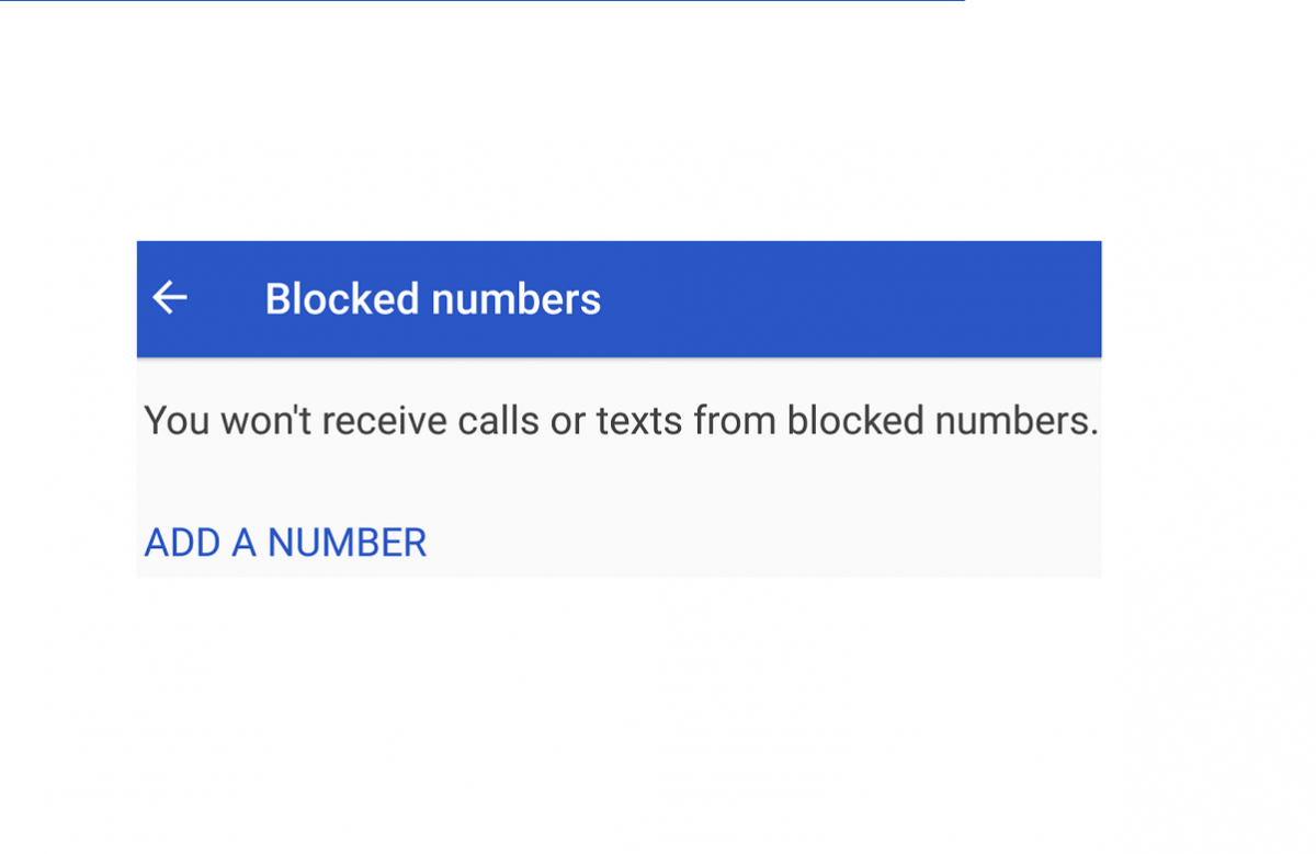 Android P Call Blocking
