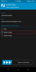 How to flash a Generic System Image GSI on Project Treble devices
