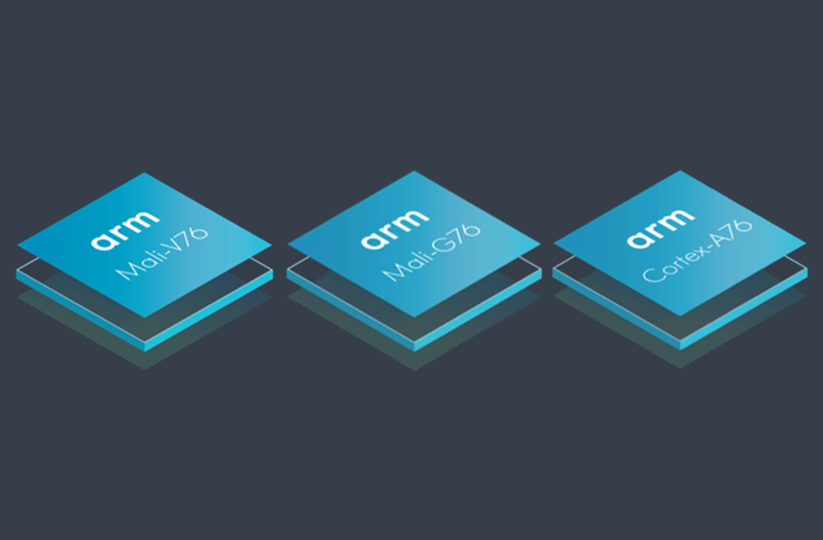 ARM Cortex-A76, ARM Mali-G76, and ARM Mali-V76