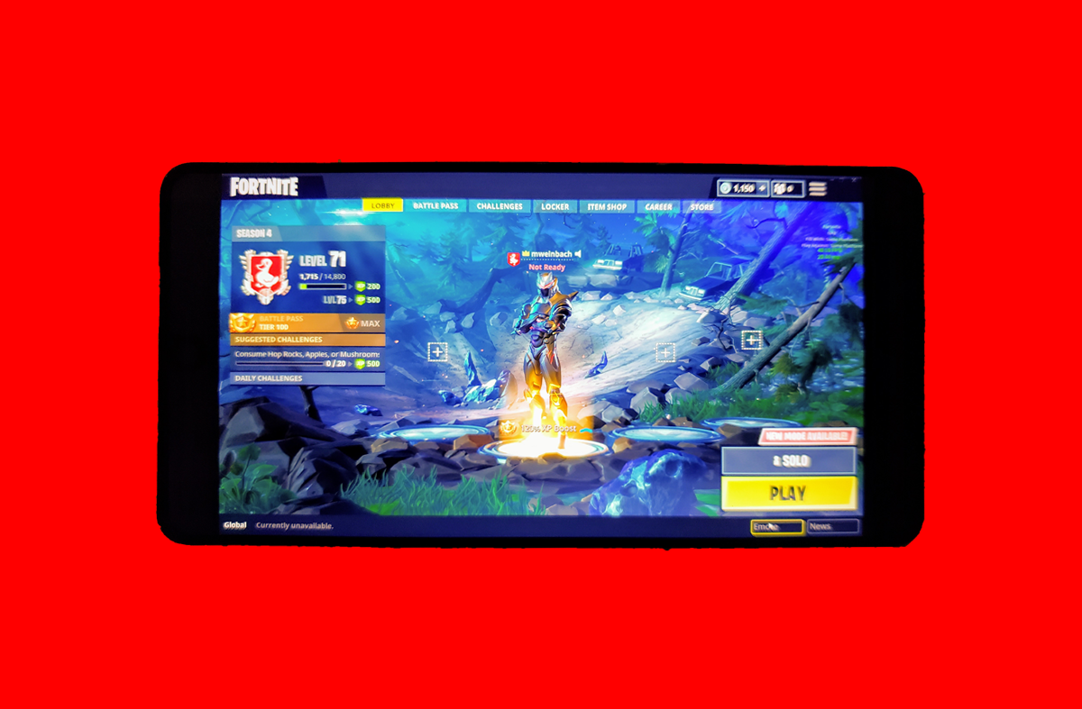 Fortnite mobile problem: the epic games app say device not