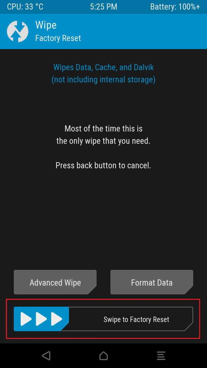 Что значит wipe data. Что значит wipe data