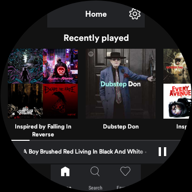 Spotify lite store wear os