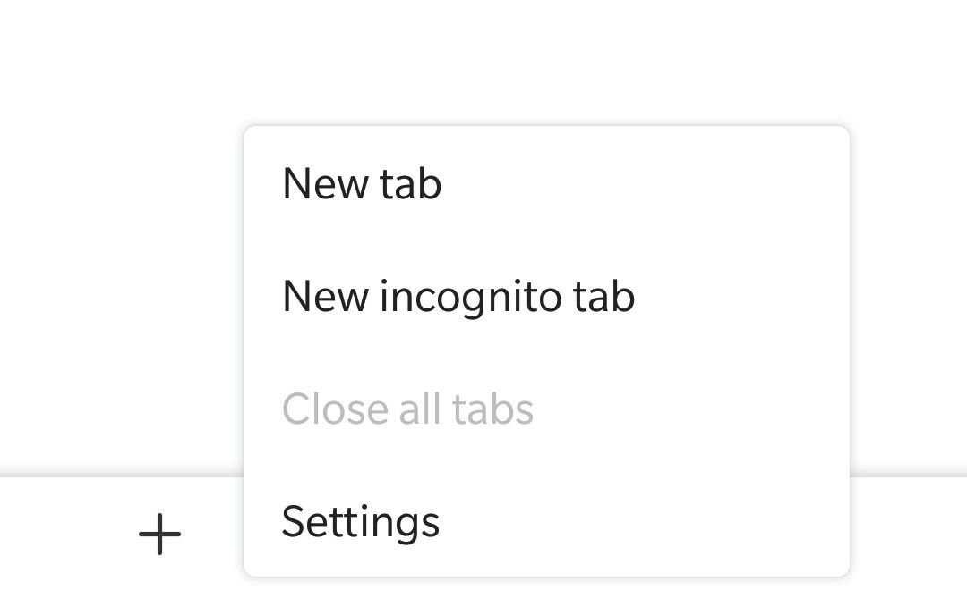 Google Chrome Incognito Custom Tab