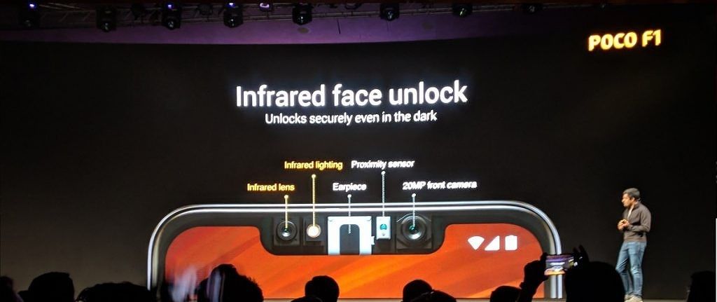 Xiaomi Pocophone F1 IR Face Unlock