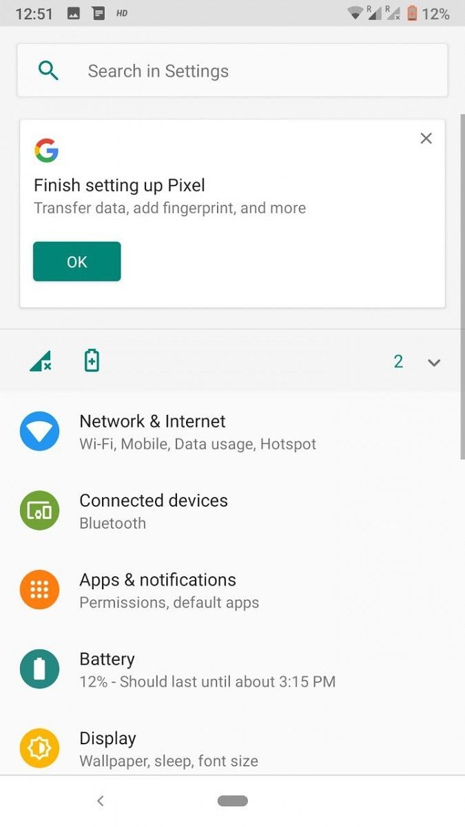 android pie note 4