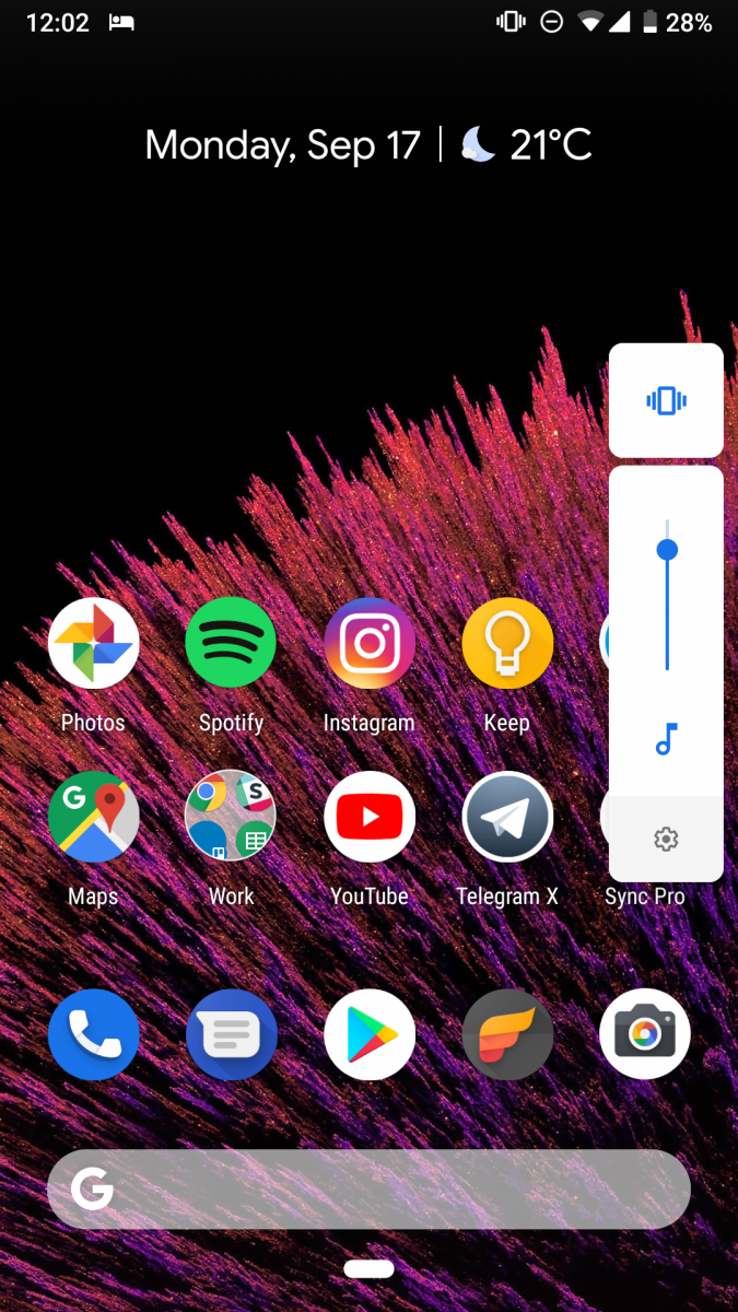 ringer android pie