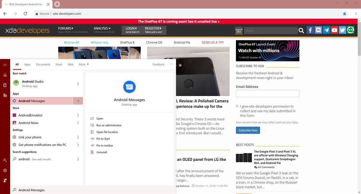 Android Messages integration with Chromebooks rolls out for the Pixelbook