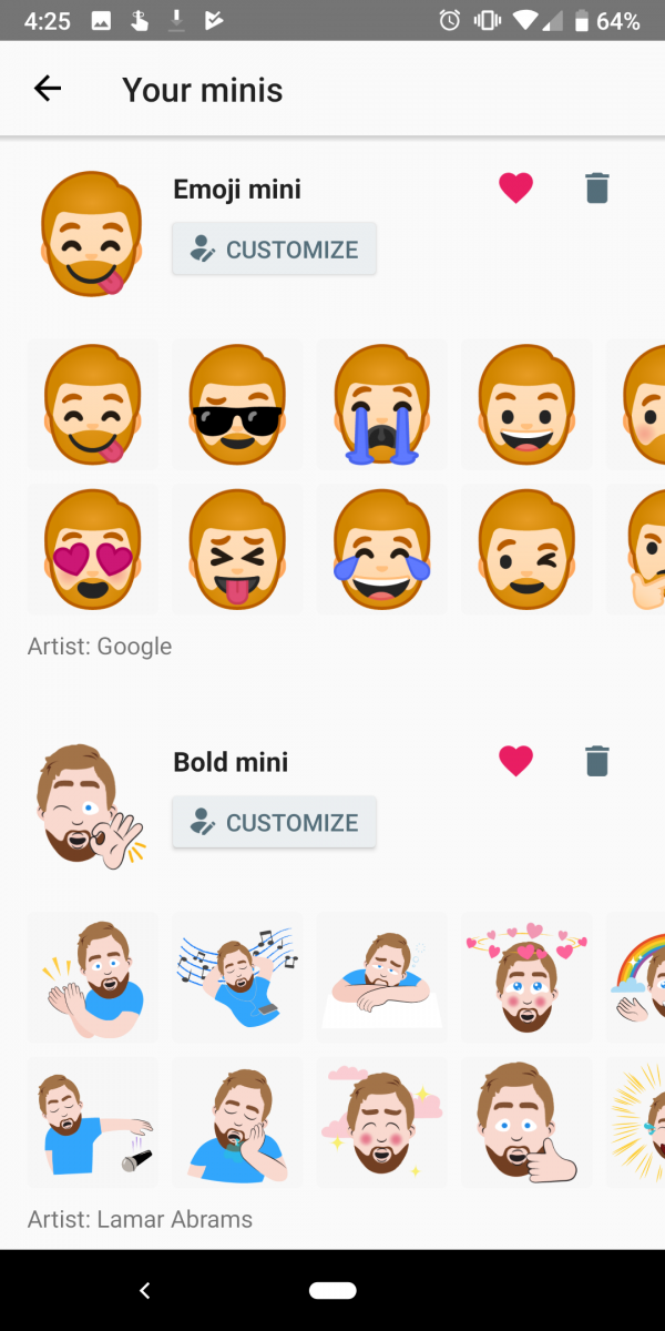 Gboard can make custom emoji stickers from a selfie