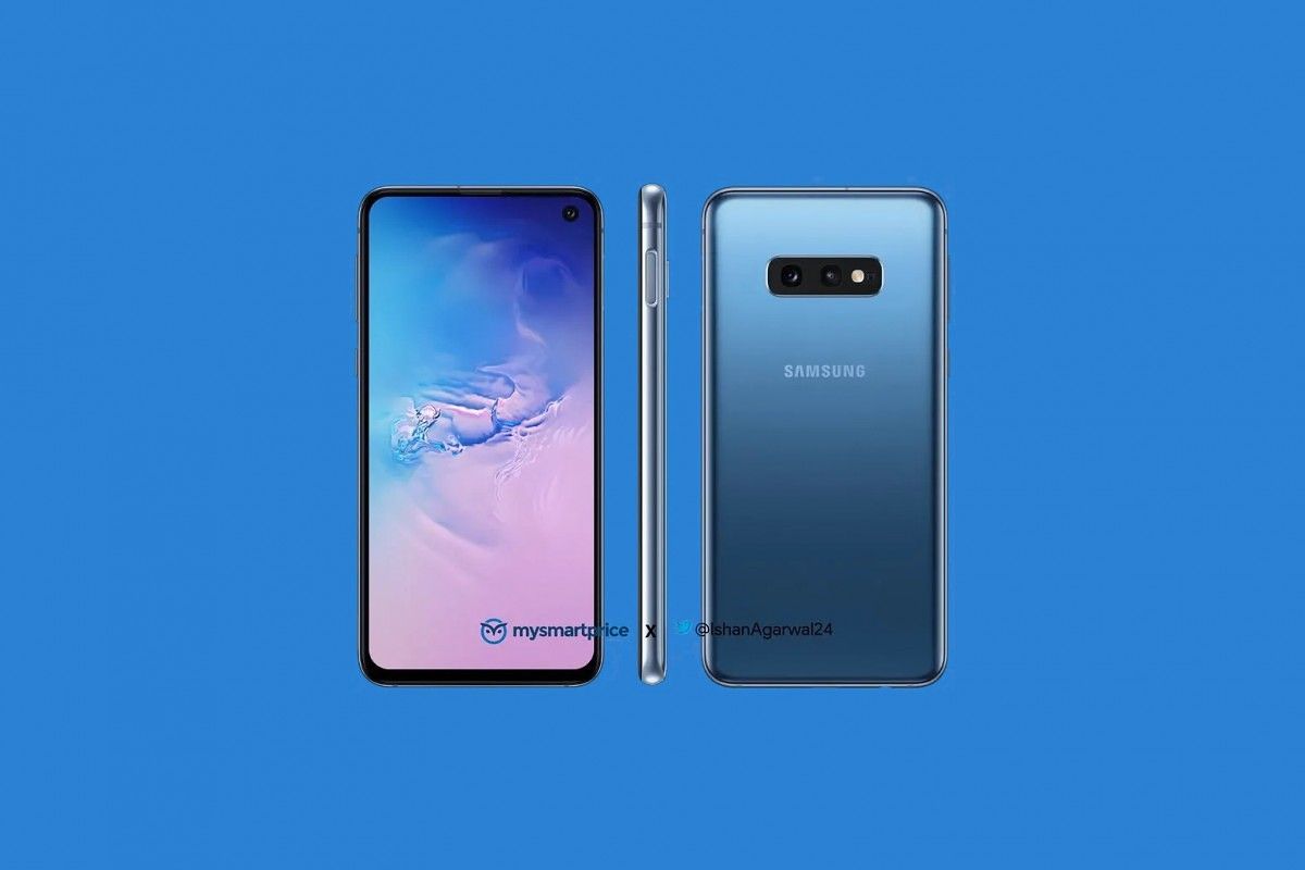 Samsung Galaxy S10 shown off in Prism Blue color