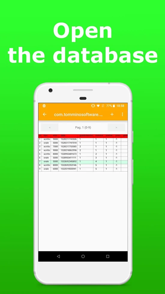 SQLite Database Editor is a free app to read and edit SQL databases