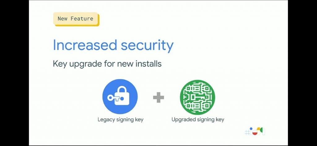 Increased security with app signing keys