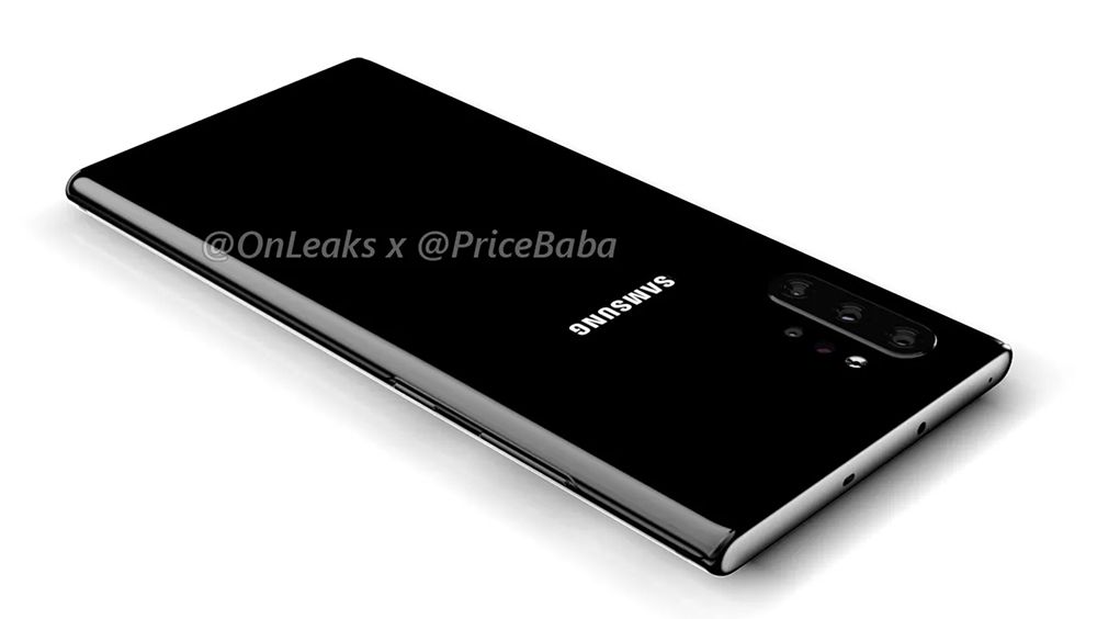 Samsung Galaxy Note 10 Pro renders show quad cameras, no 3.5