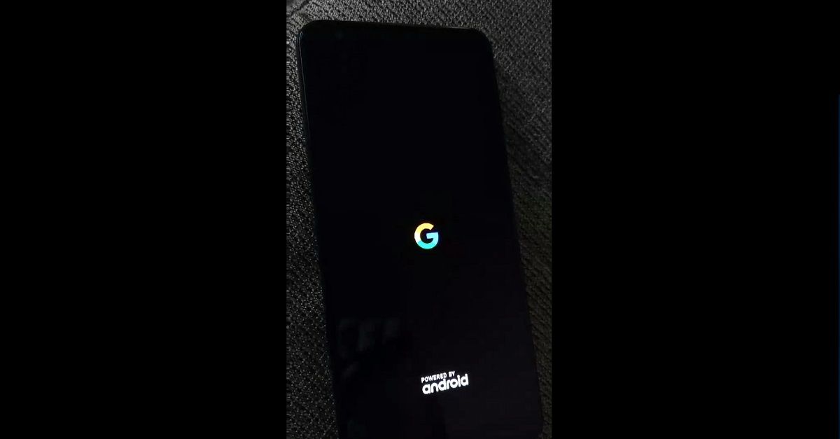dark Pixel boot animation in Android Q beta 5