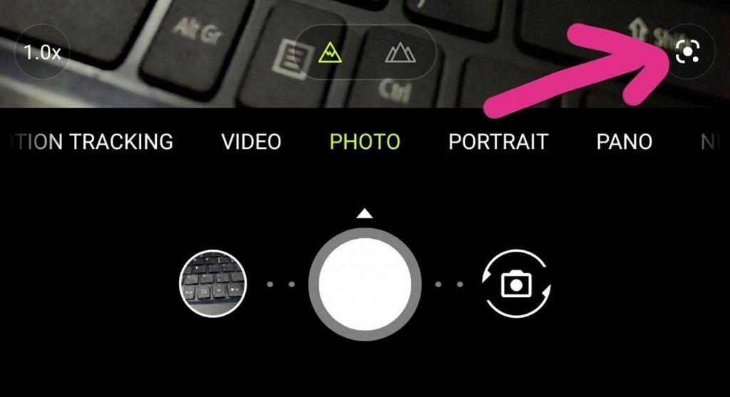ZenUI 6 Google Lens shortcut