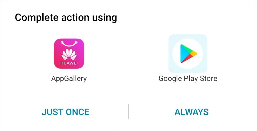 Huawei AppGallery as Google Play Store replacement