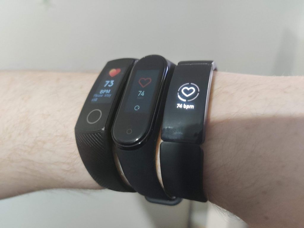 honor band 5 xiaomi mi band 4 fitbit inspire hr