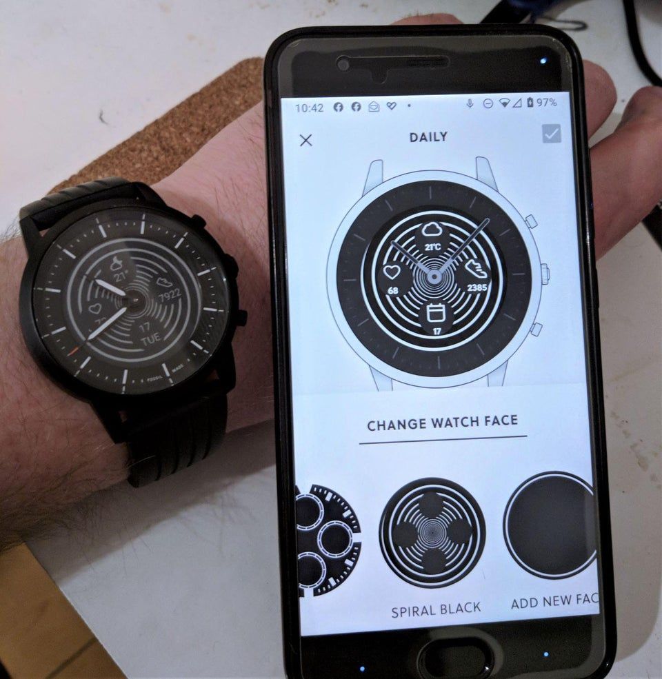 Modded Fossil Hybrid Smartwatches app