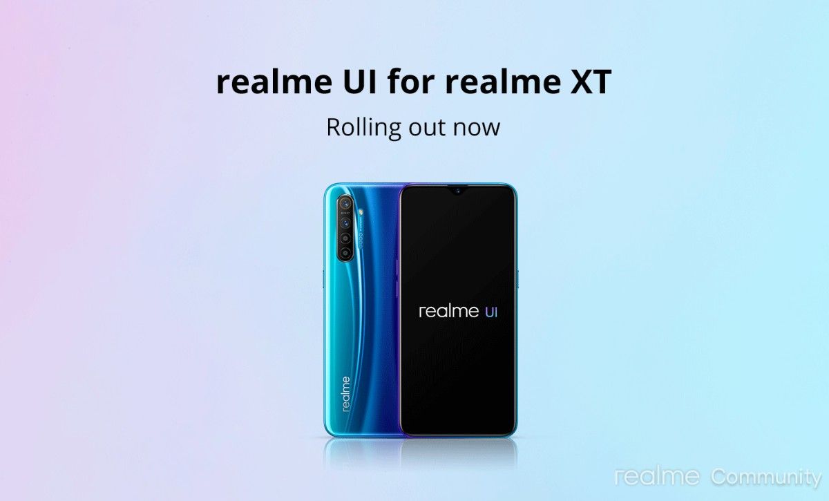 Realme UI with Android 10 and ColorOS 6 for Realme XT
