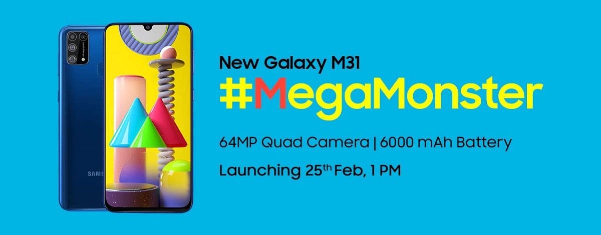 Samsung Galaxy M31 teaser