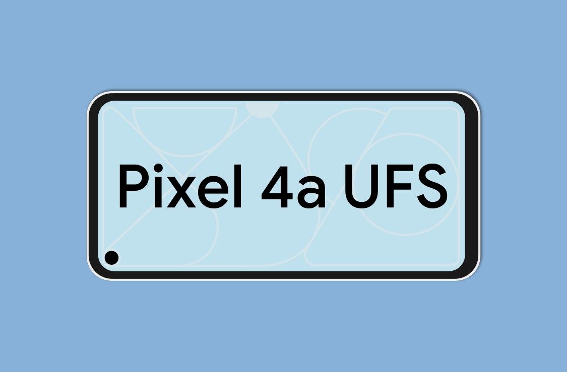 Google Pixel 4a UFS storage