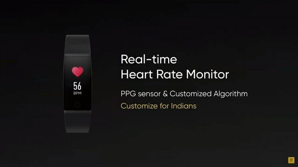 Realme Band Heart Rate sensor
