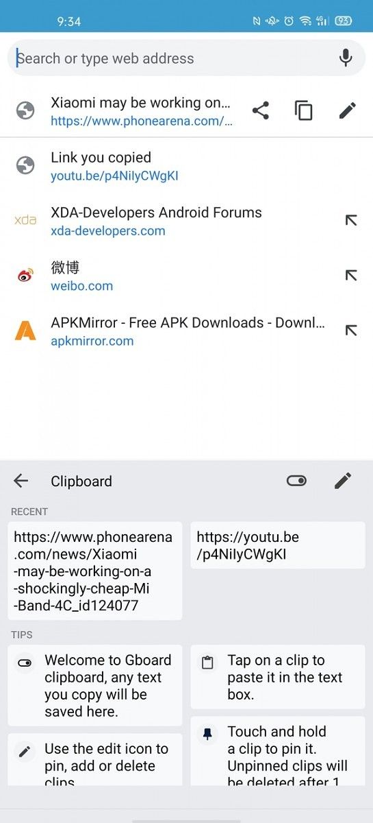 Gboard tests clipboard suggestions to make it easier to copy and paste