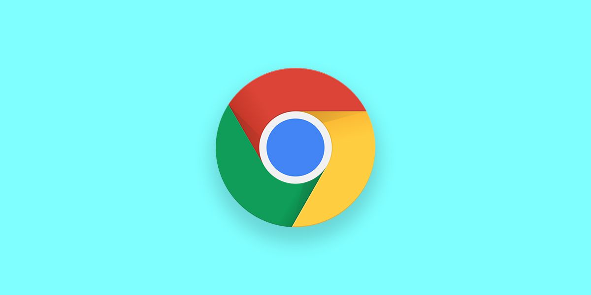 Google Chrome logo on blue background chrome 93