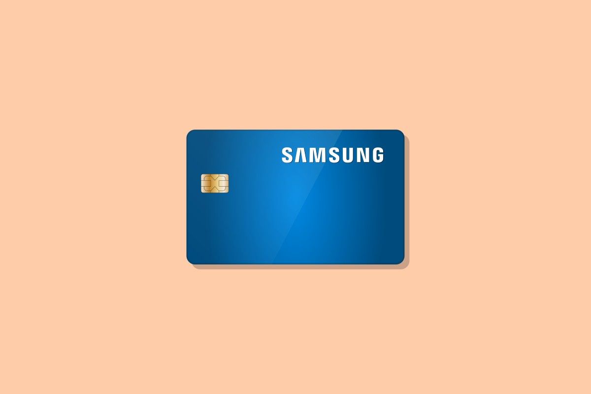 Samsung Pay debit card mockup