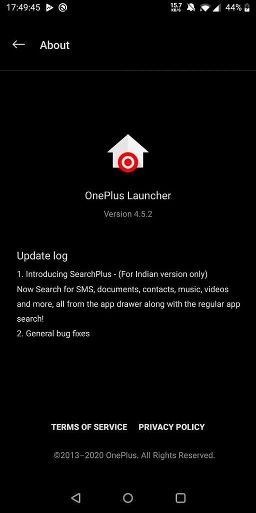 OnePlus Launcher SearchPlus