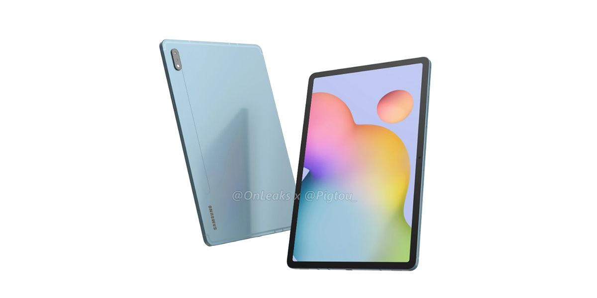 Samsung Galaxy Tab S7 leaked render featured