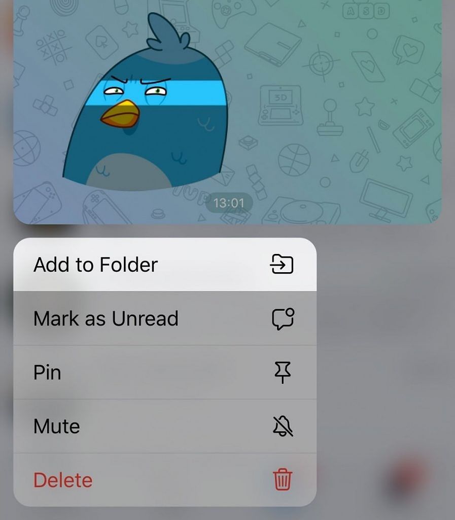 Telegram Flexible Folders