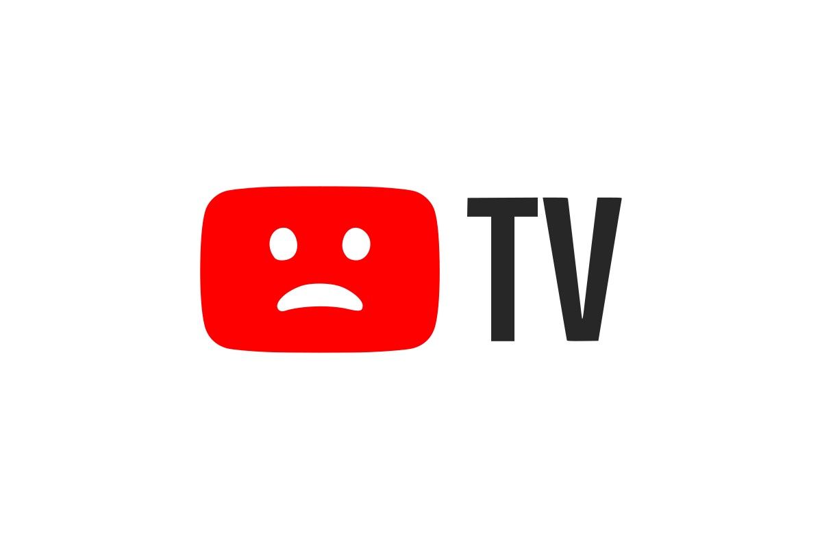 YouTube TV logo but with a frown