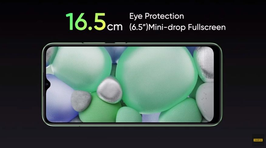 Realme C11 display