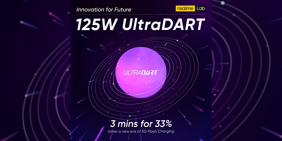 Realme UltraDart 125W fast charging