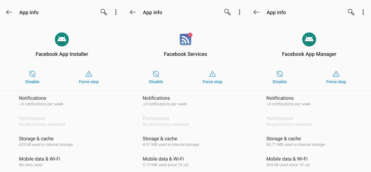 Facebook pre-installed apps on OnePlus 8, OnePlus 8 Pro, OnePlus Nord